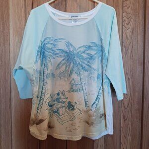 Disney Parks women's raglan sleeve tee